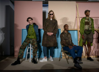 Fashion : the CAMOSPHERE at MAIDEN NOIR SS18 NYFW:M // NYMD // PROJECT(ph…
