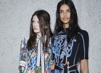 Fashion : these colors. Peter Pilotto. (ph Sam Wilson, BFC).
