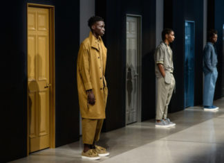 Fashion : this mustard vibe. Robert Geller’s Gustav Von Aschenbach SS18….