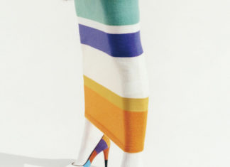 Fashion : walking the rainbow in missoni. (ph harley weir // fdmloves…