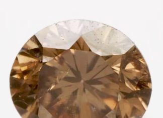 Loose Diamond : 0.09 ctw Round Cut Champagne I1 Clarity 2.70 mm Size earth mined Loose Diamond…