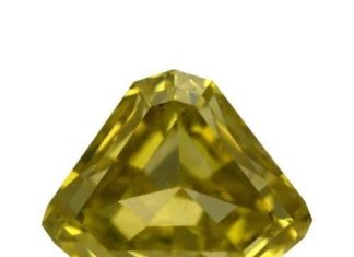 Loose Diamond : 0.44 ctw Canary Yellow Unique Fancy Shape VVS1 Clarity Loose Natural Diamond #Di…