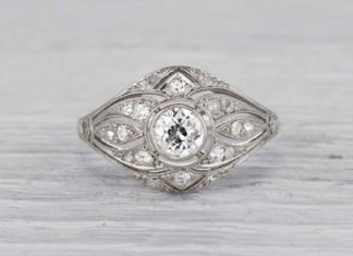 Loose Diamond : .45 Carat Early Art Deco Ring