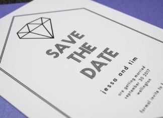 Loose Diamond : Modern Diamond Save the Date…