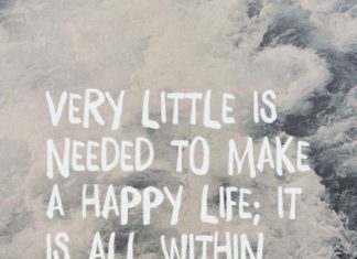 Loose Diamond : Very little is needed to make a happy life; it is all within yourself, in your w…