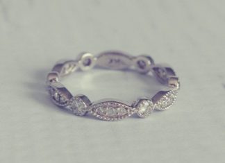 Luxury Jewelry 2017/2018 : 1930's Style Diamond Pave Wedding Band Ring…