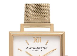 Luxury Jewelry 2017/2018 : Absolutely adoring this gold watch with a robust square case and comfortable mes…