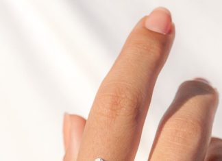 Luxury Jewelry 2017/2018 : Anneau de Birthstone double – bague en or – Couples Birthstone Ring – anneau de Birthstone délicate bague en or – la sonnerie personnalisée-