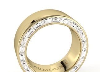 Luxury Jewelry 2017/2018 : Arclight ring, gold with diamonds….