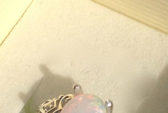 Luxury Jewelry 2017/2018 : Australian Opal Ring Vintage Style Genuine Opal by OpalEmbers…