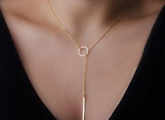 Luxury Jewelry 2017/2018 : Bar Necklace, Lariat Necklace, Gold Bar, Dainty Necklace, Minimalist Necklace, C…