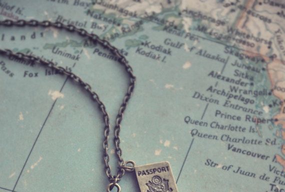 Luxury Jewelry 2017/2018 : cute travel necklace. Sister is a pilot… sooo… yeah. good gift…