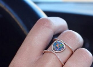 Luxury Jewelry 2017/2018 : Double Band Opal ring – Luna Skye by Samantha Conn…