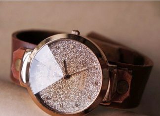 Luxury Jewelry 2017/2018 : Montre de poignet en cuir Cuir montre montre de poignet par TKTIME…