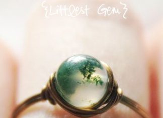Luxury Jewelry 2017/2018 : Moss Agate Ring, wire wrapped ring, wire wrapped jewelry handmade, unique ring, …