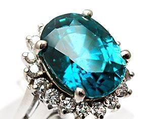 Luxury Jewelry 2017/2018 : Natural Blue Zircon is the true December birthstone….