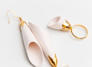 Luxury Jewelry 2017/2018 : Raluca Buzura – Romanian Jewelry Designer Glazed Porcelain set…