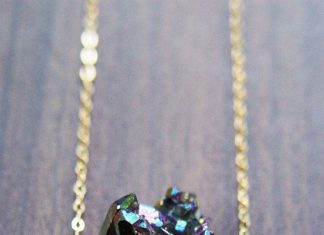 Luxury Jewelry 2017/2018 : This unusual Titanium Druzy Stone is absolutely stunning in quality and features…