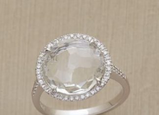 Luxury Jewelry 2017/2018 : White Topaz Shine Ring
