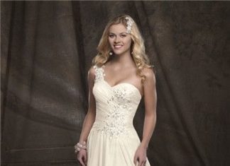 Short Wedding Dresses : 1 Wedding By Mary’s Bridal Wedding Dresses – The Knot