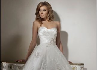 Short Wedding Dresses : #adorable i love the really white color it is the best…