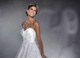 Short Wedding Dresses : high low wedding dress….Just plain pretty….And no, no wedding bells!…