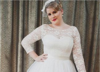 Short Wedding Dresses : Illusion Bateau Neck Long Sleeves Wedding Gowns 2016 Short Plus Size Wedding Dresses Tea Length Beach Backless Bridal Dress With Satin Belt Wedding Dresses With Color Wedding Gowns Pictures From Lovemydress, $141.37| Dhgate.Com