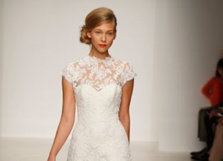 Short Wedding Dresses : Lace wedding dress. Knee length….