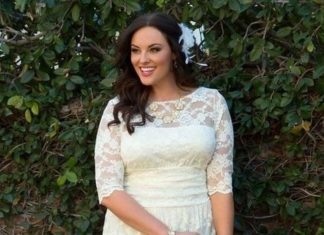 Short Wedding Dresses : Short Vintage Lace Plus Size Wedding Dress / www.himisspuff.co……