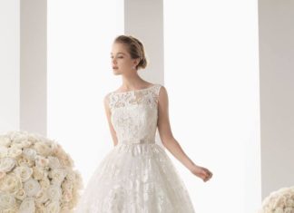 Short Wedding Dresses : This is the style of dress I'm leaning toward. Tea length and lacy, prefera…