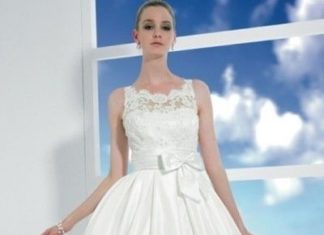Short Wedding Dresses : Vestido de novia Corte princesa Hinchado Reloj de Arena Natural Satén