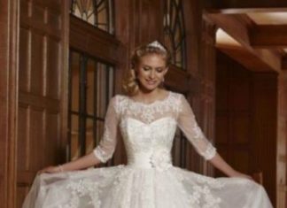 Short Wedding Dresses : Vintage New Tea Length White/Ivory Lace Wedding Dress Custom Size All Size