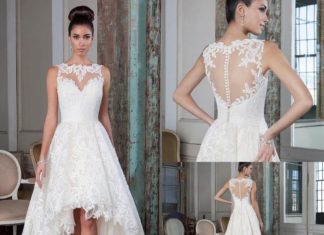 Short Wedding Dresses : Wedding Gown Designs Plus Size Lace A Line Wedding Dresses 2016 High Low Court Train Summer Beach Bridal Gowns Bateau Neck Sheer Buttons Back Alternative Wedding Dresses From Marrysa, $139.95| Dhgate.Com