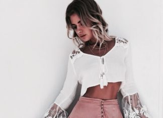 Street Style : shefashionista:
White Boho Bell Blouse