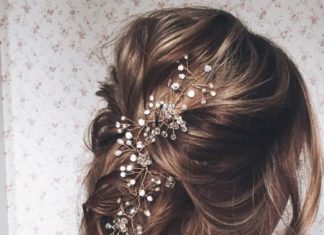 Trendy Hair Style : 20 Elegant Wedding Hairstyles with Exquisite Headpieces