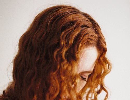 Trendy Hair Style : Curly red hair…