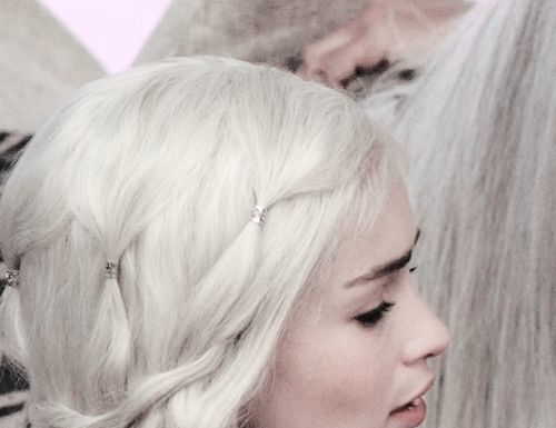 Trendy Hair Style : Daenerys Hair Detail. It's not a braided hairstyle but Daenerys deserves tha…