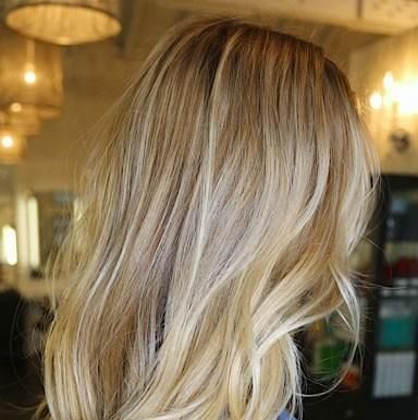 Trendy Hair Style : Glam Radar | wavy hairstyle with blonde highlights