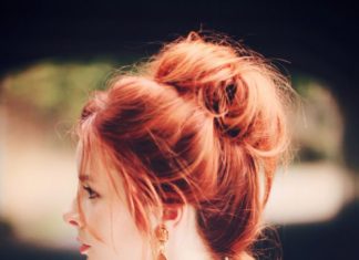 Trendy Hair Style : Her hair color just pops in this picture. Makes me wanna try dyeing my hair this…