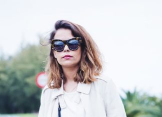 Trendy Hair Style : Long Trench (Collage Vintage)