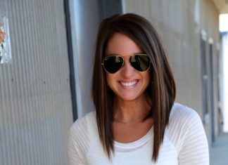 Trendy Hair Style : Pin Stripe Pocket Top {White} | The Rage