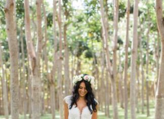 Trendy Wedding Dresses : Hawaii Elopement by Modern Elopement and Sea Light Studios…