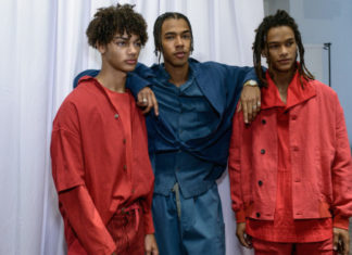 Fashion : backstage: Robert Geller’s Gustav Von Aschenbach SS18.(ph…