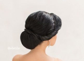Wedding Hair With Flowers & jewels : Featured Hairstyle: Elstile;Â www.elstile.ru; Wedding hairstyle idea….