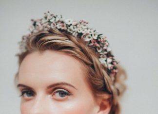 Wedding Hair With Flowers & jewels : ‘Conceptual Elegance’; Beautiful Wedding Inspiration
