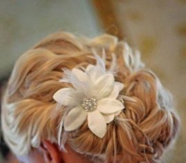 Wedding Hair With Flowers & jewels : Beach elegance…