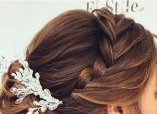Wedding Hair With Flowers & jewels : beautiful-bride-accessories-love-the-updo…