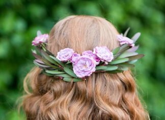 Wedding Hair With Flowers & jewels : Boho chic wedding hair: Photography: Craig Paulson Photography – www.cpaulson.co…