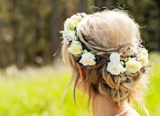 Wedding Hair With Flowers & jewels : Flower Crown | OneWed.com