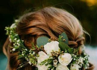Wedding Hair With Flowers & jewels : Hochtzeitsfrisuren…